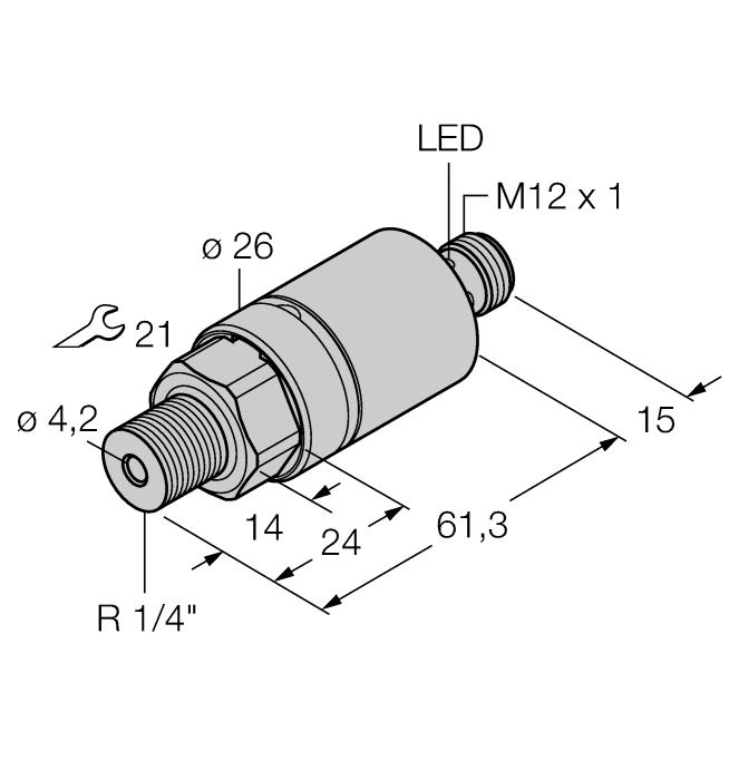 Датчик давления TURCK PC025V-210-2UPN8X-H1141
