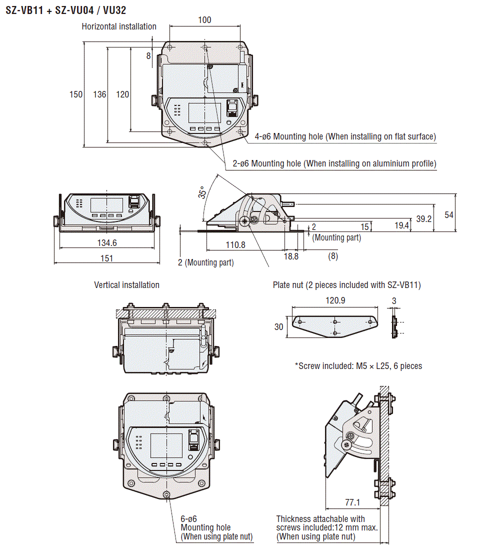 Блок дисплея KEYENCE SZ-VU32