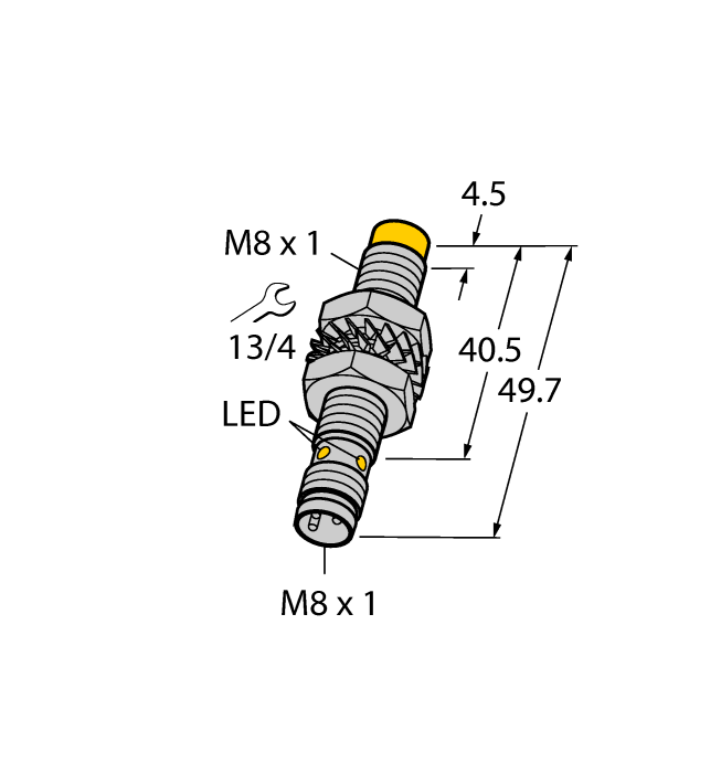 Индуктивный датчик TURCK NI3-M08E-AN6X-V1131