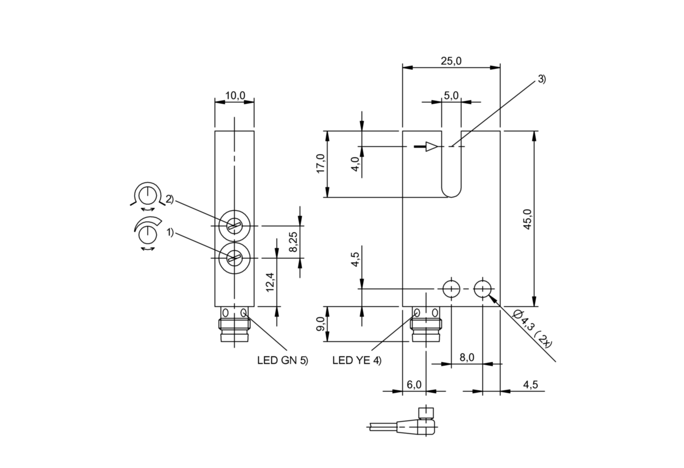 Щелевой датчик Balluff BGL 5A-008-S49