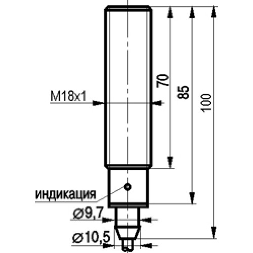 Индуктивный датчик ТЕКО ISB AF42A-01G-5-L