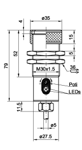 Усилитель для оптоволоконных датчиков FMS 30-44 UL4-60