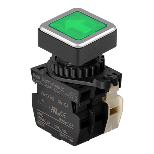 Кнопочный выключатель Autonics SQ3PFS-P3GUABLM