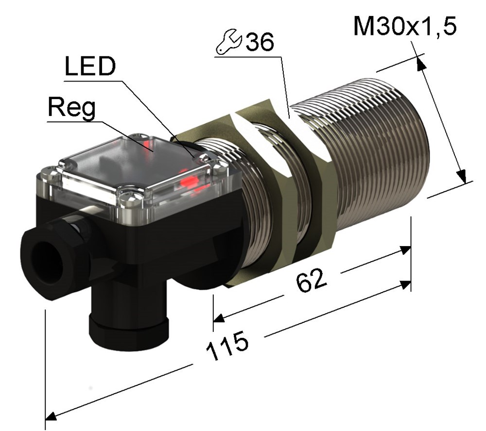 Емкостный датчик PS1-30M115-10B31-T