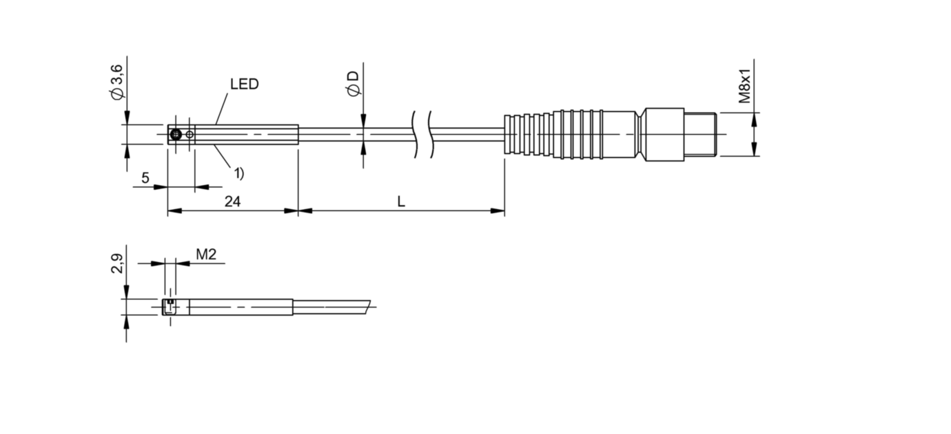 Магнитный датчик для цилиндра Balluff BMF 233K-PS-C-2A-SA2-S49-00,3