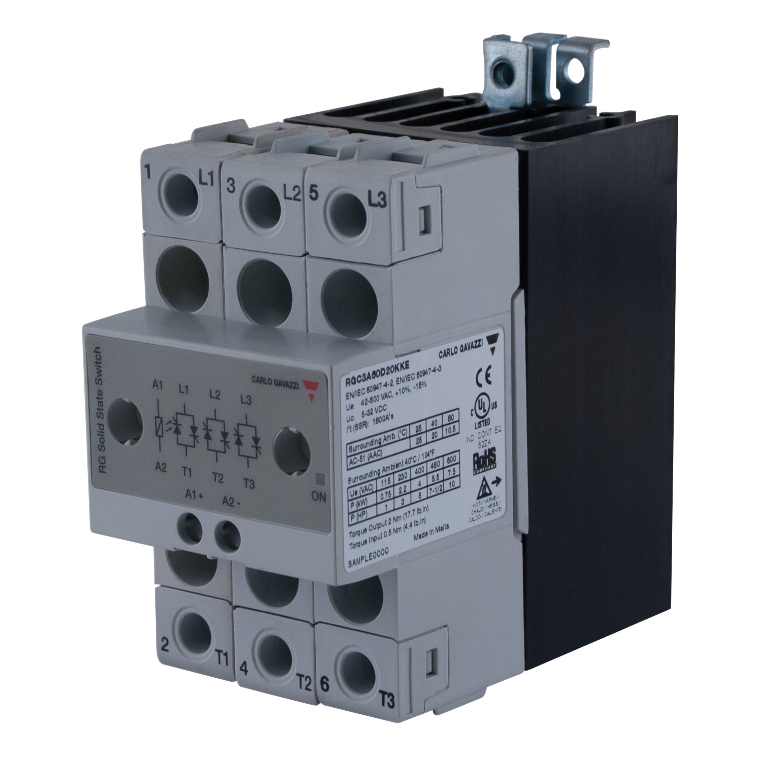 Реле безопасности Carlo Gavazzi RGC3A22A20KKE