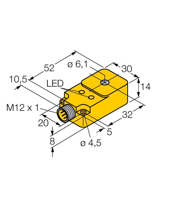 Кольцевой датчик TURCK BI6R-Q14-AP6X2-H1141
