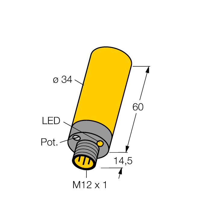 Емкостной датчик TURCK BC15-K34-AN4X-H1141