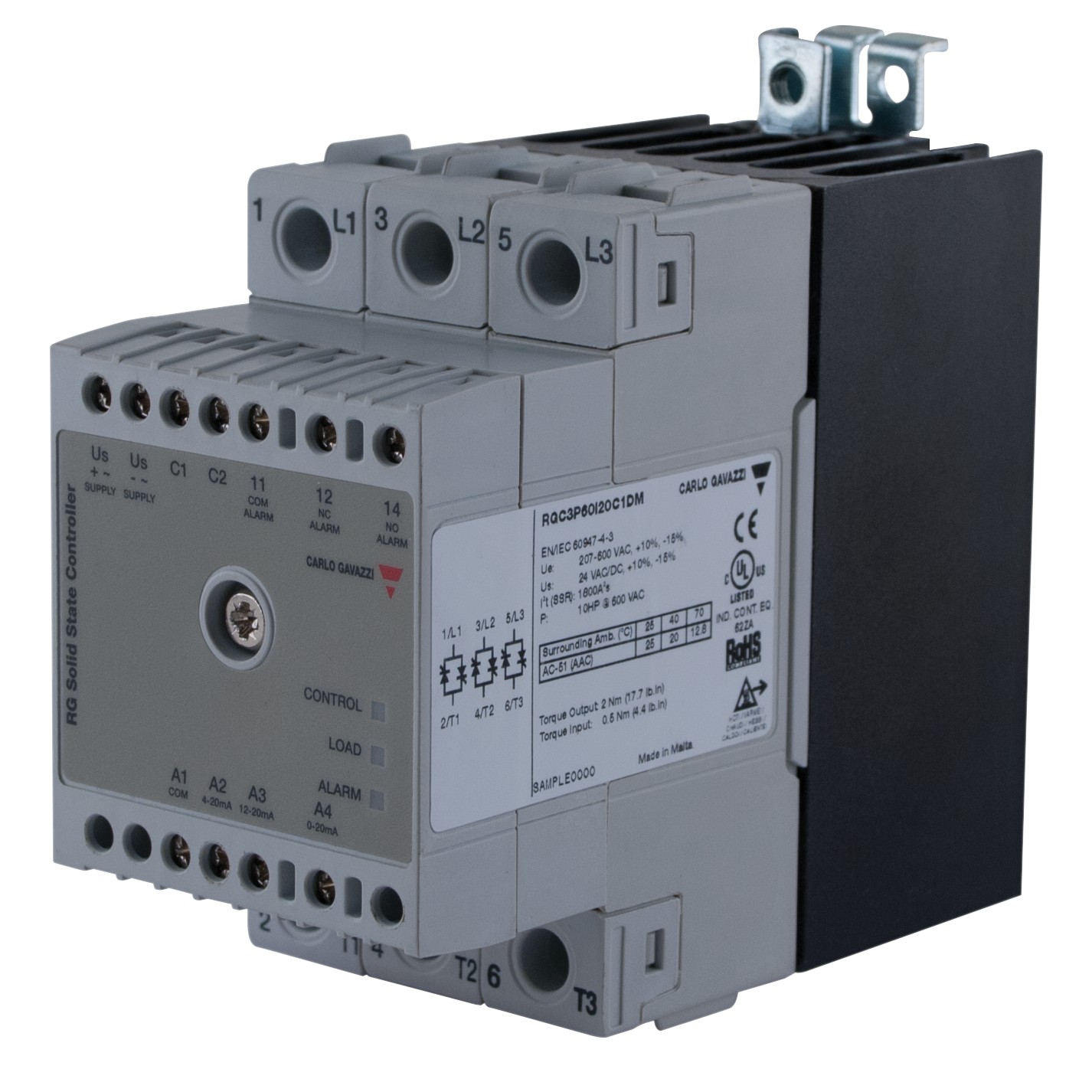 Реле безопасности Carlo Gavazzi RGC2P60I25C4DM