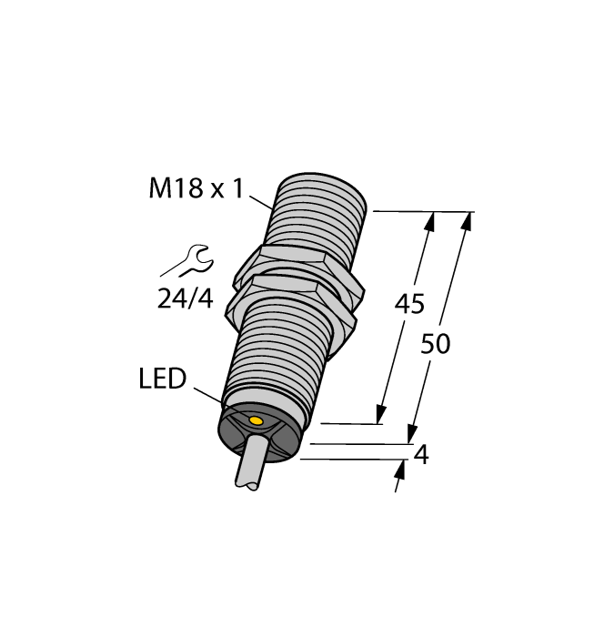 Индуктивный датчик TURCK BI5U-EM18-AP6X
