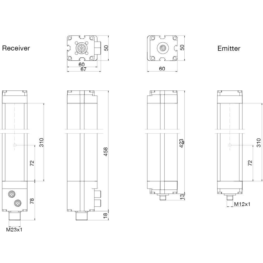 Световая завеса безопасности Micro Detectors LP4ER/40-030M4