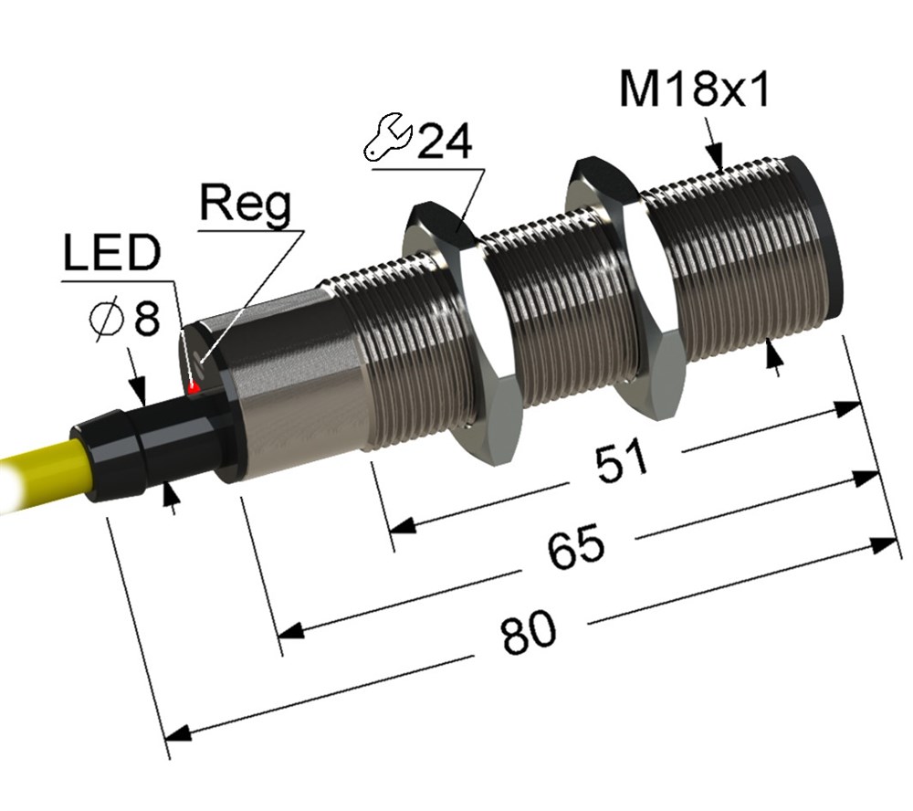 Оптический датчик Мега-К VB3C-18M80-TR400B61-Z