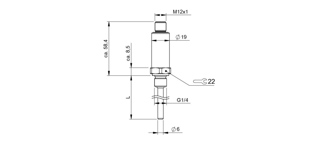 Датчик температуры Balluff BFT 6025-DX002-A06A1A-S4