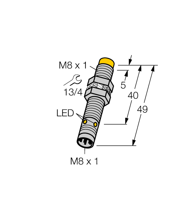 Индуктивный датчик TURCK NI6U-EG08-AP6X-V1131