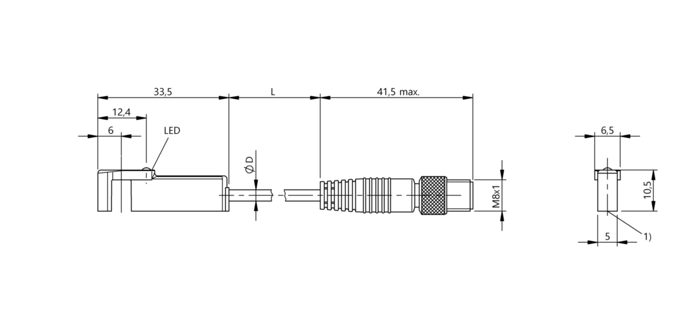 Магнитный датчик для цилиндра Balluff BMF 305K-PS-C-2-SA2-S49-00,4