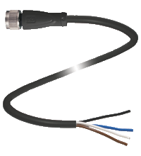 Соединительный кабель Pepperl Fuchs V1-G-BK1,5M-PUR-U