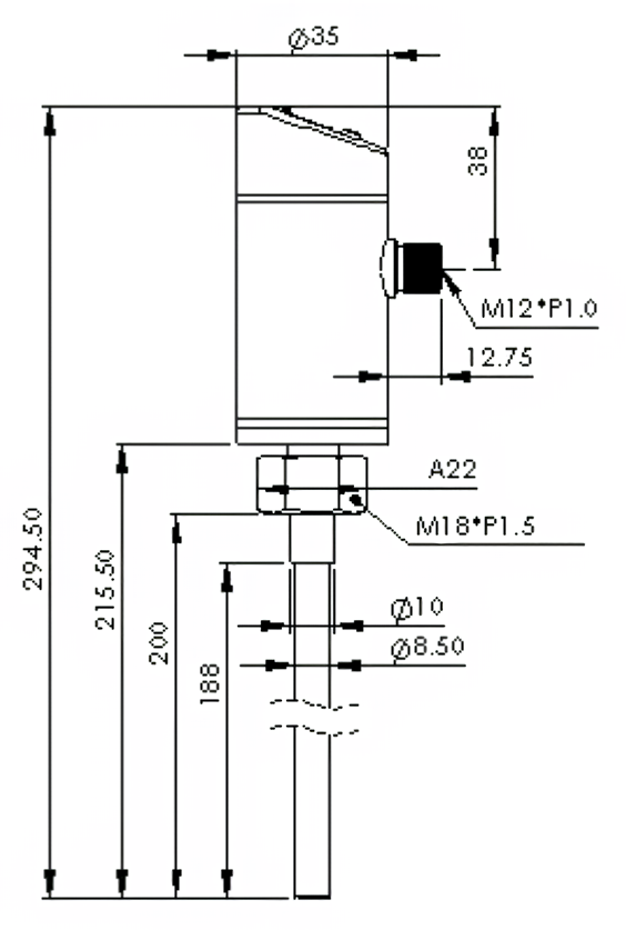 Датчик температуры EMA Electronics TA1008