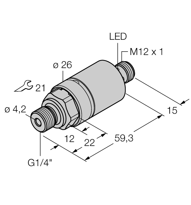 Датчик давления TURCK PC040V-204-2UPN8X-H1141