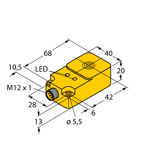 Индуктивный датчик TURCK BI15U-Q20-AP6X2-H1141