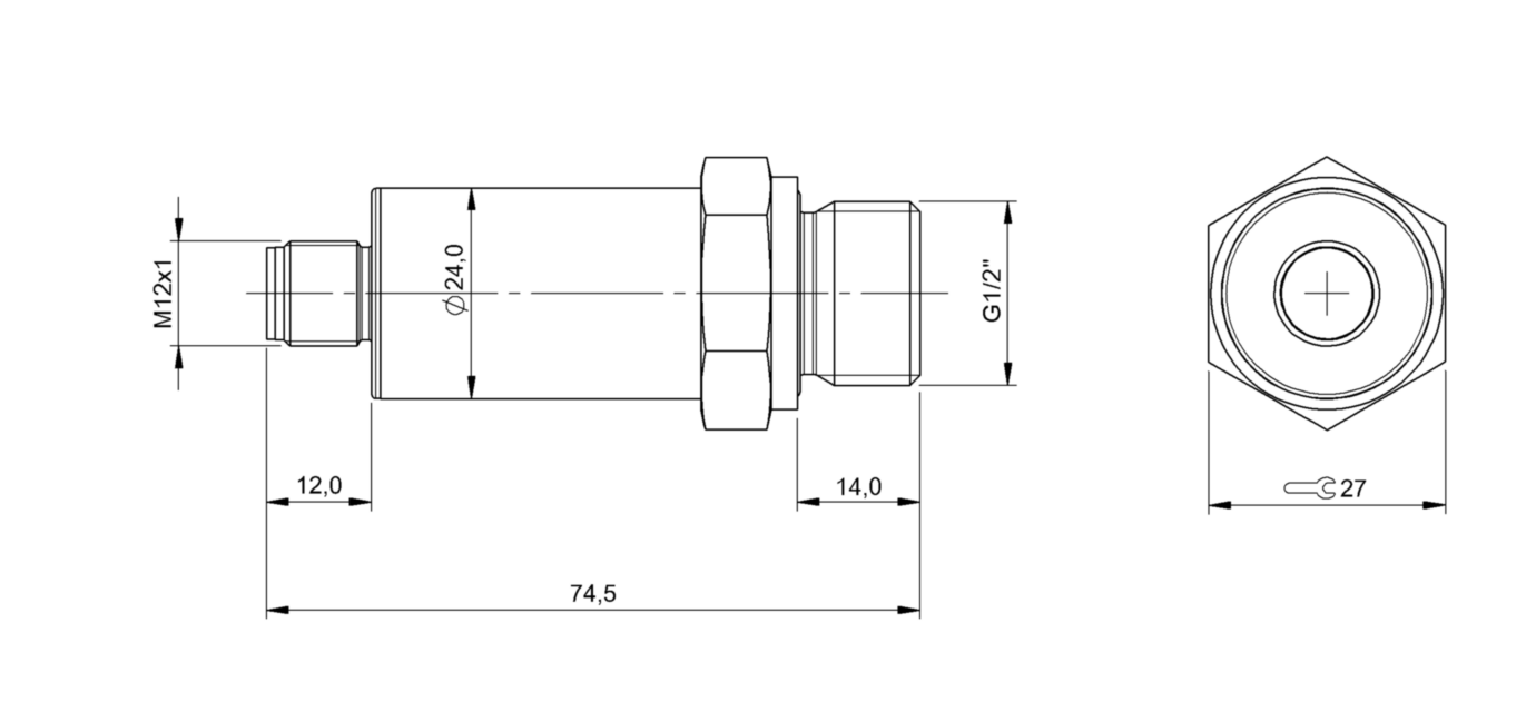 Датчик давления Balluff BSP B100-HV004-D05S1A-S4