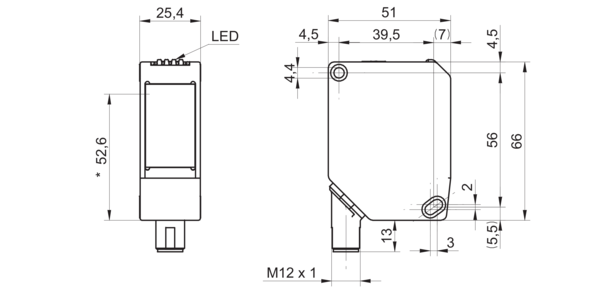 Лазерный датчик расстояния Baumer OADM 250U1101/S14C