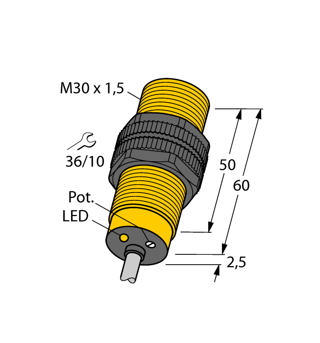 Емкостной датчик TURCK BC10-S30-Y1X/S90