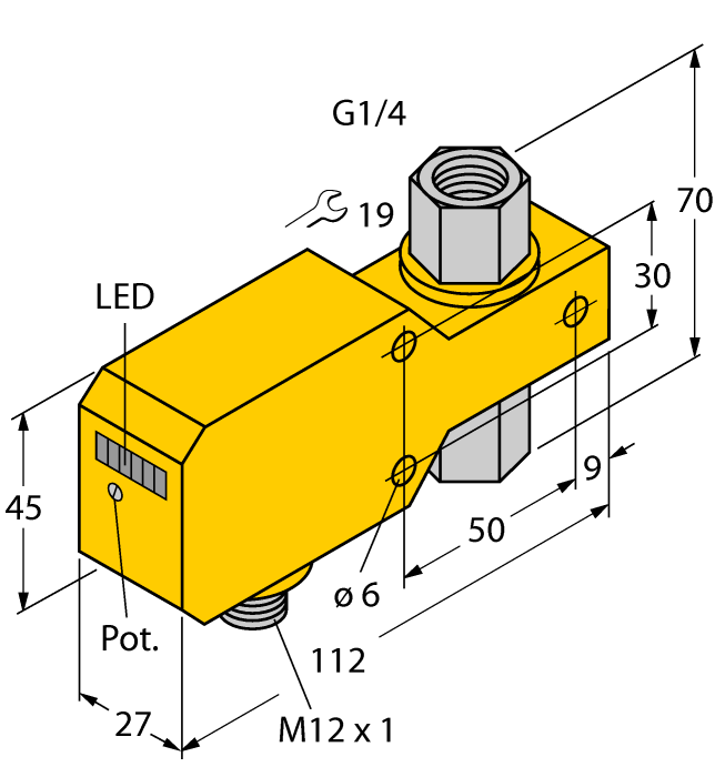 Датчик потока TURCK FCI-D06CTP-ARX-H1140