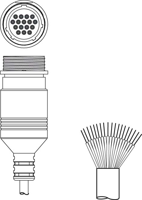 Разъем с кабелем Leuze Electronic KD S-M30-16A-V1-050