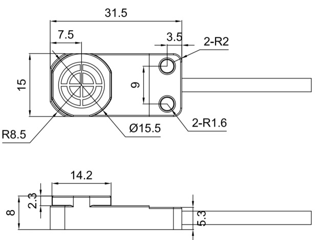 Индуктивный датчик LANBAO LE15SN08DPO