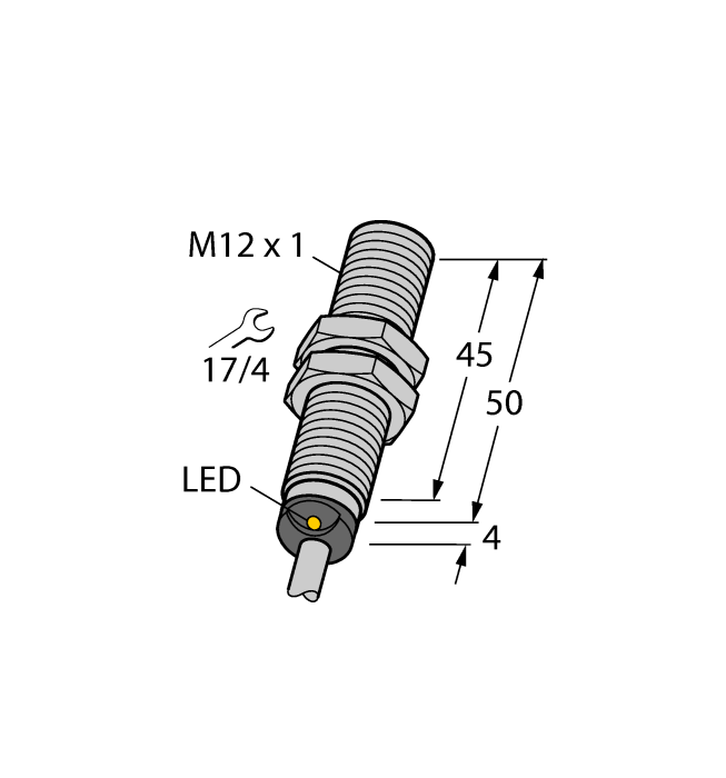 Индуктивный датчик TURCK BI3U-EM12-AP6X