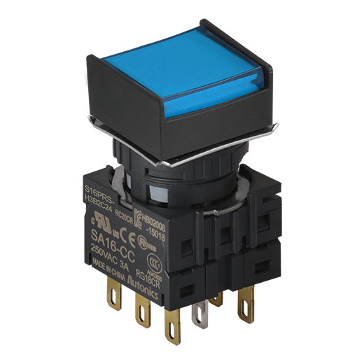Кнопочный выключатель Autonics S16PRS-H3B2C24