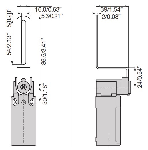Концевой выключатель Carlo Gavazzi PS21H-AT11HC-T00