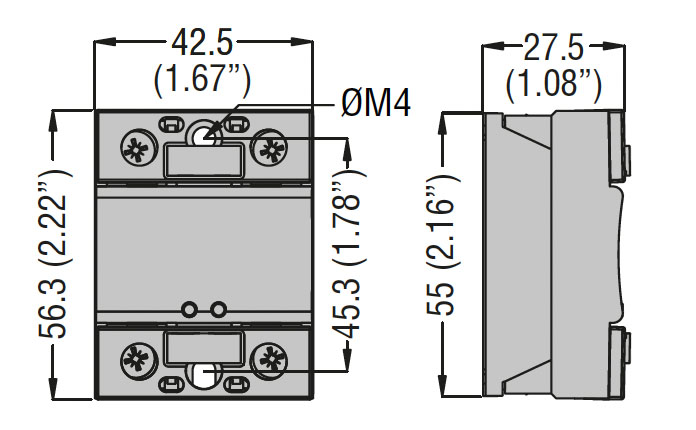 Твердотельное реле Lovato Electric HS1B5NV060D024