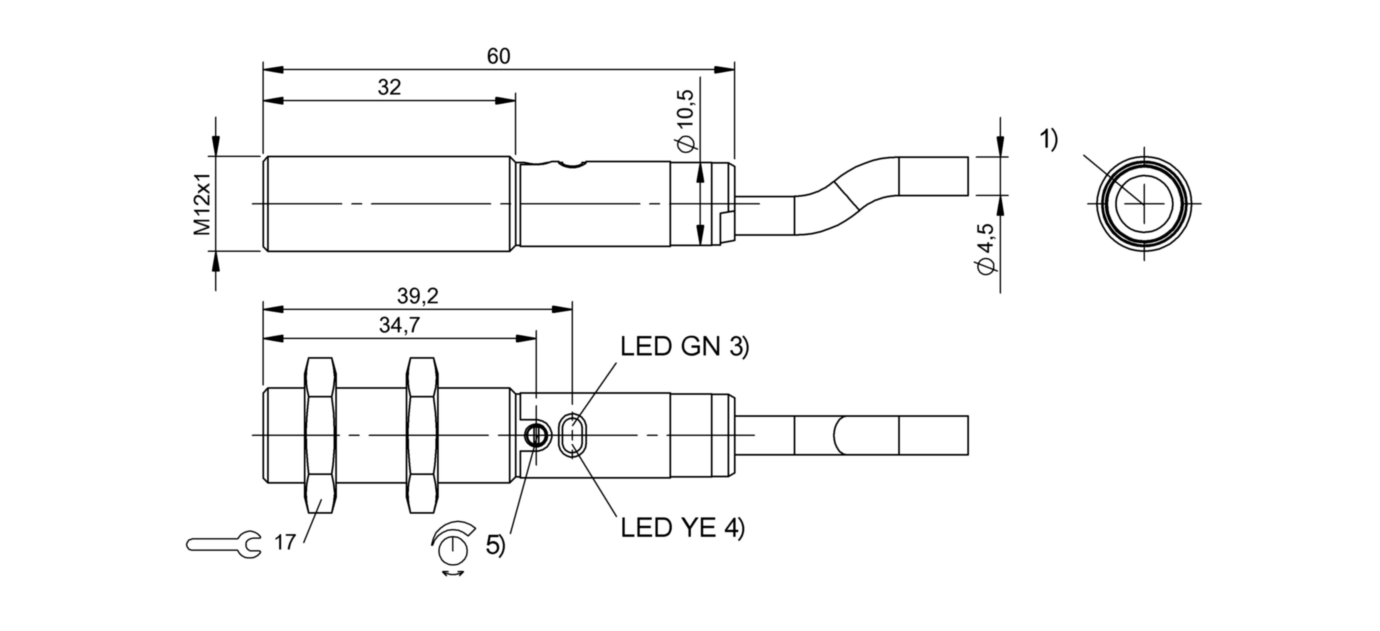 Оптический датчик Balluff BOS 12M-PS-RE10-02