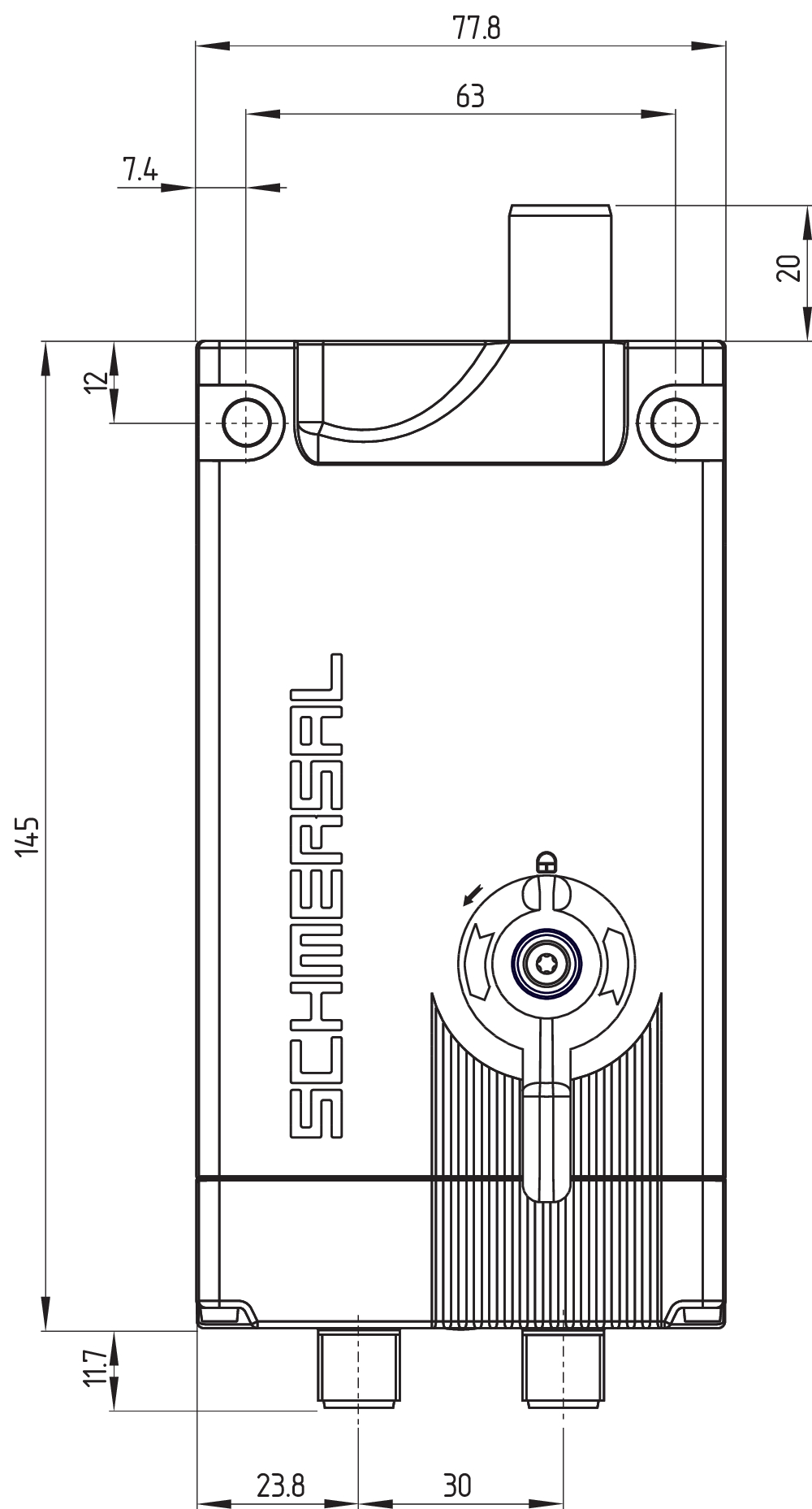 Дверной выключатель безопасности Schmersal AZM400Z-ST2-I2-2P2P-T-E