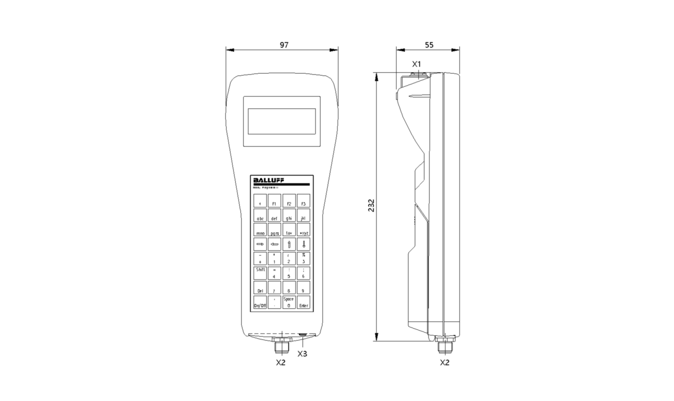 RFID портативный прибор чтения-записи Balluff BIS C-810-0-003