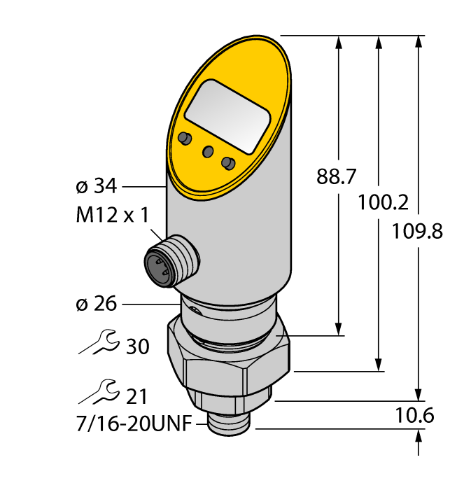 Датчик давления TURCK PS250R-505-2UPN8X-H1141