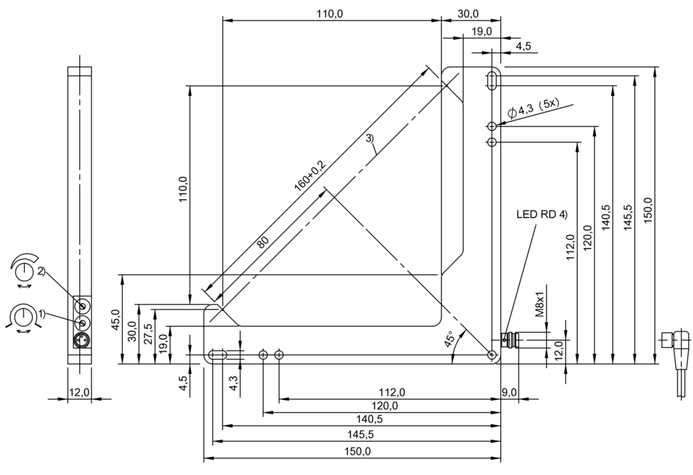 Щелевой датчик Balluff BWL 110110D-R014-S49