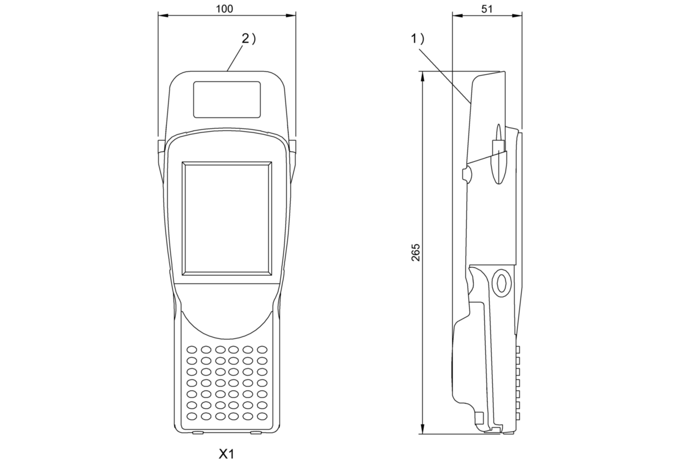 RFID портативный прибор чтения-записи Balluff BIS M-870-1-008-X-001-3003