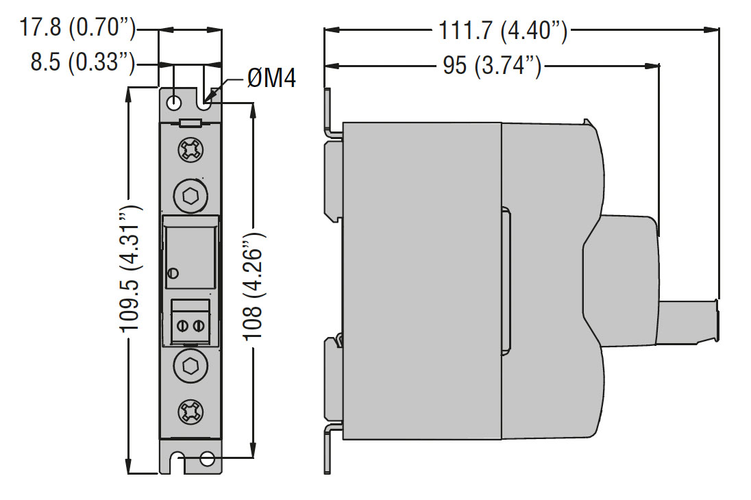 Твердотельное реле Lovato Electric HS1C6HV020D024