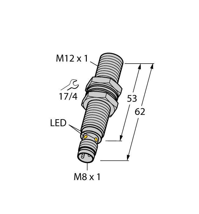 Индуктивный датчик TURCK BI4-G12-AP6X-V1131