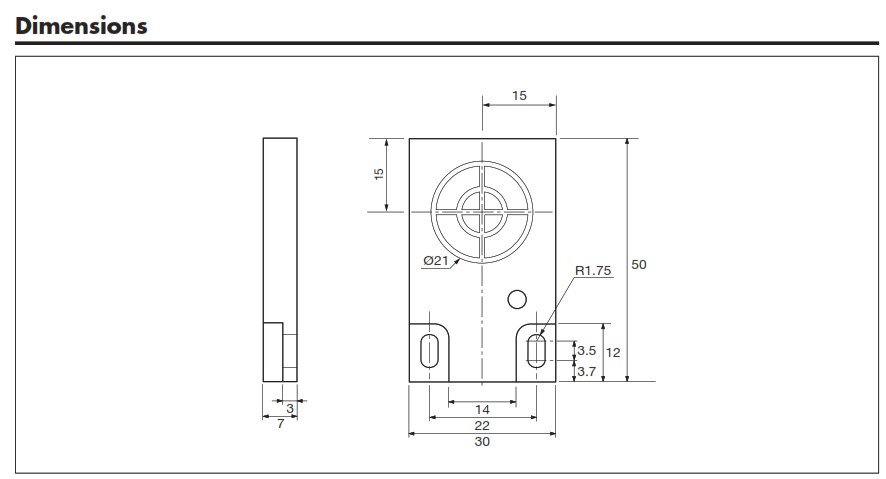 Емкостный датчик Carlo Gavazzi CD50CNF05NO