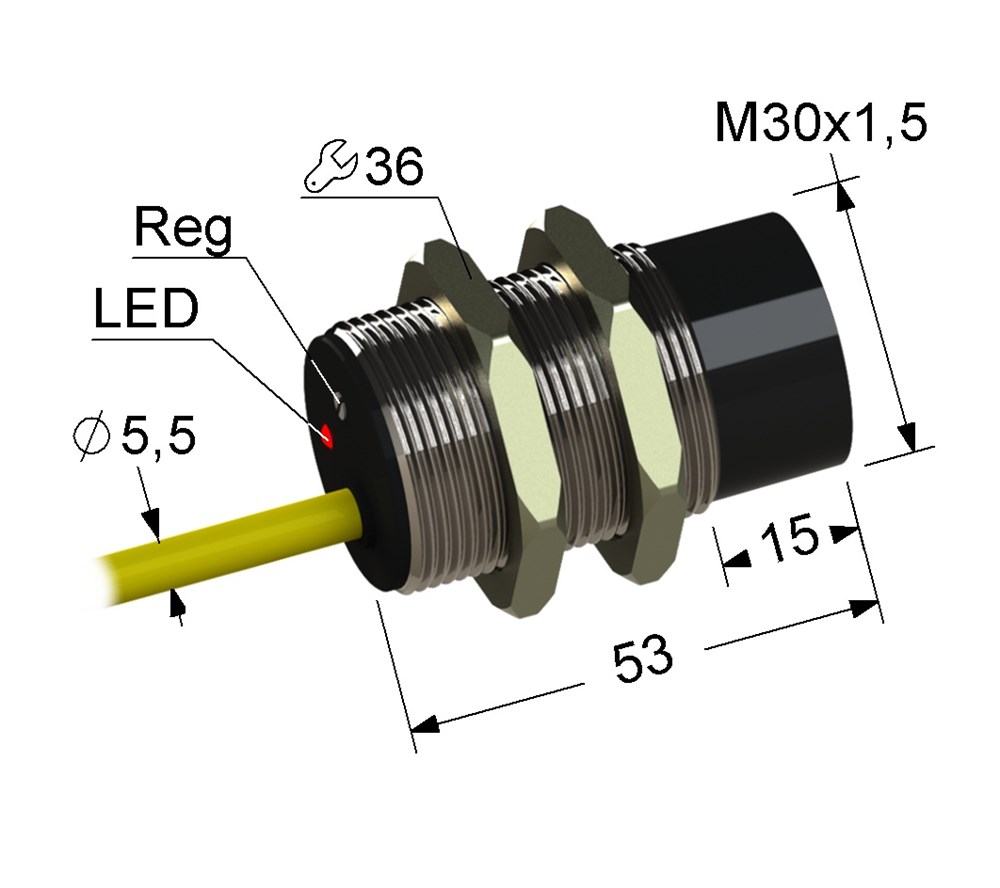 Емкостный датчик PS1-30M53-30N51-K