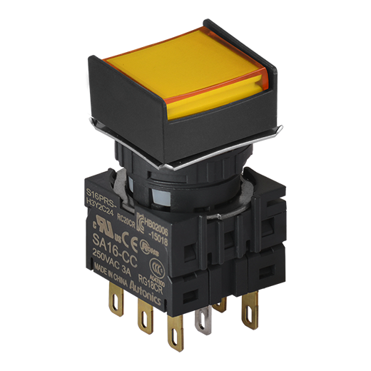 Кнопочный выключатель Autonics S16PRS-H3Y2C12