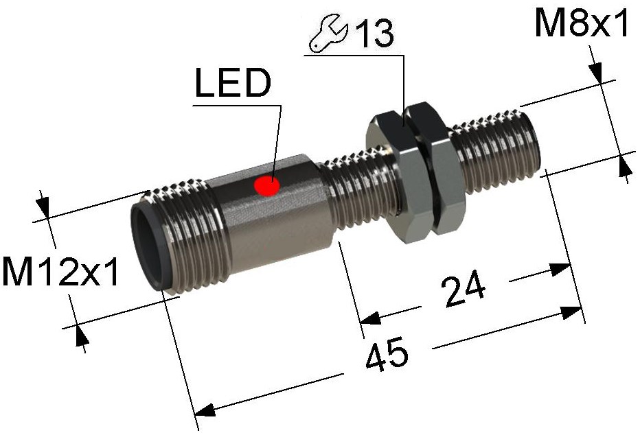 Индуктивный датчик Мега-К PS2-08M45-2B41-C4