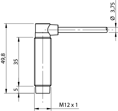 Индуктивный датчик Micro Detectors AM1/CP-2C