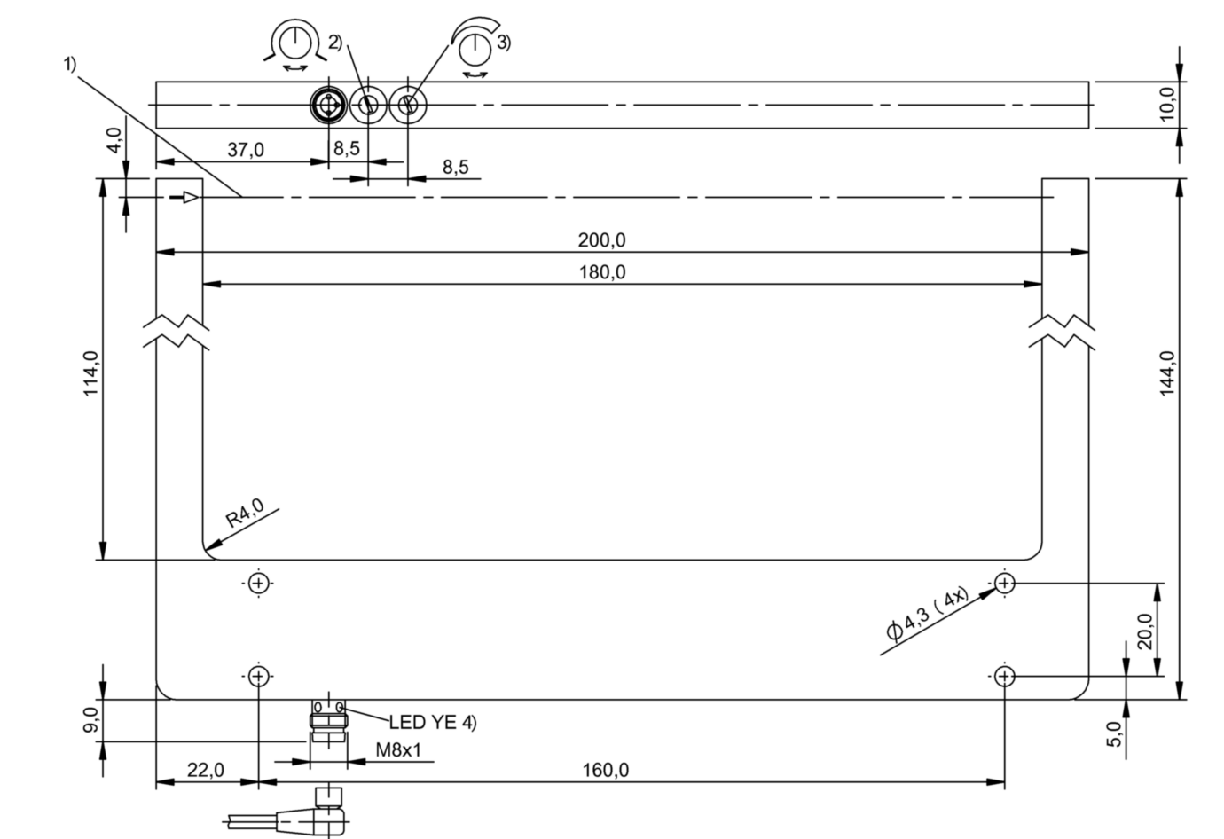 Щелевой датчик Balluff BGL 180A-001-S49