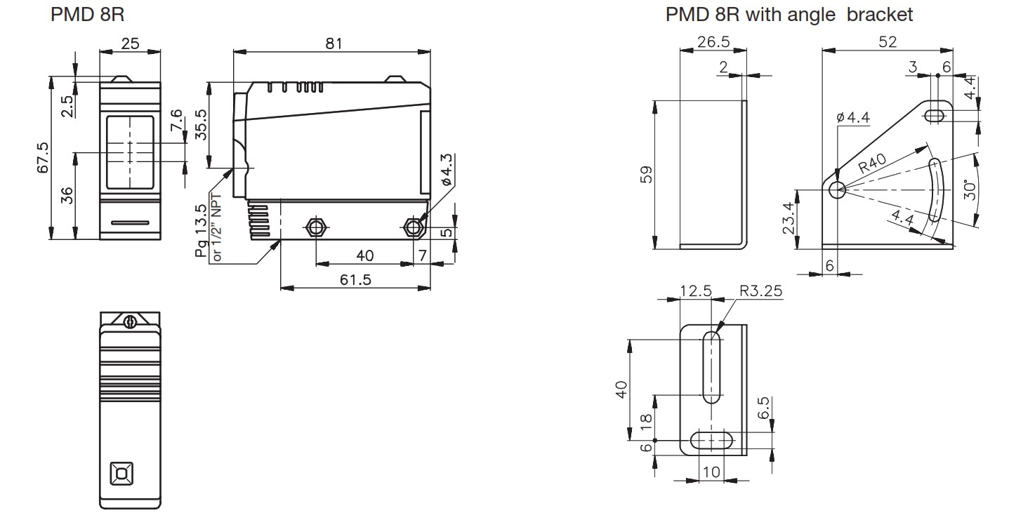 Оптический датчик Carlo Gavazzi PMD8RG