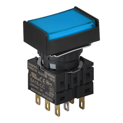 Кнопочный выключатель Autonics S16PRT-H4B2C24