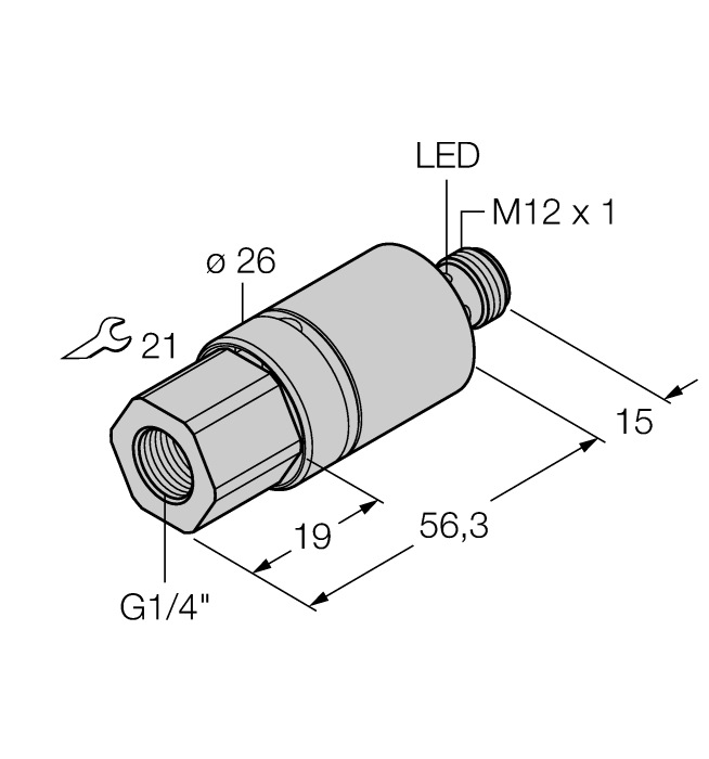 Датчик давления TURCK PC400R-201-2UPN8X-H1141